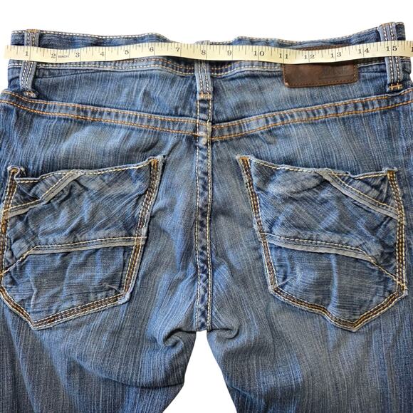 BKE Women's "Carter" Straight Jeans - Distressed Denim - Size 30S - Picture 7 of 8